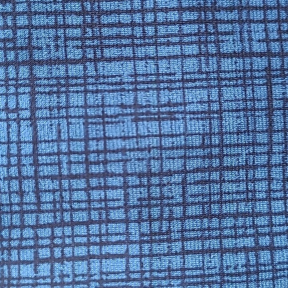 Banana Republic Blue Sketch Grid Patterned Sleeveless Blouse - Size XL - Picture 4 of 5